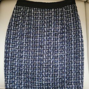 White House Black Market Tweed Boot Skirt